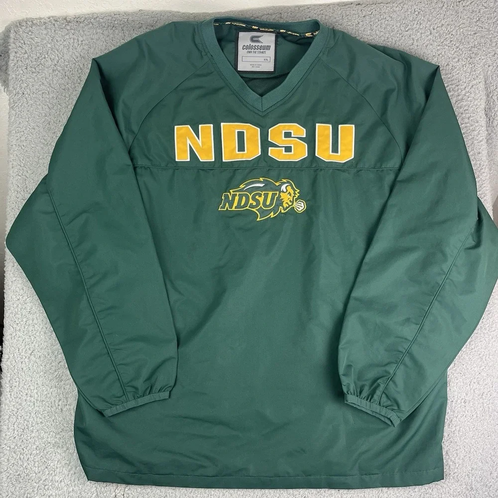 Colosseum Athletics NDSU Bison Pullover Jacket/Windbreaker‎ Size XXL NCAA